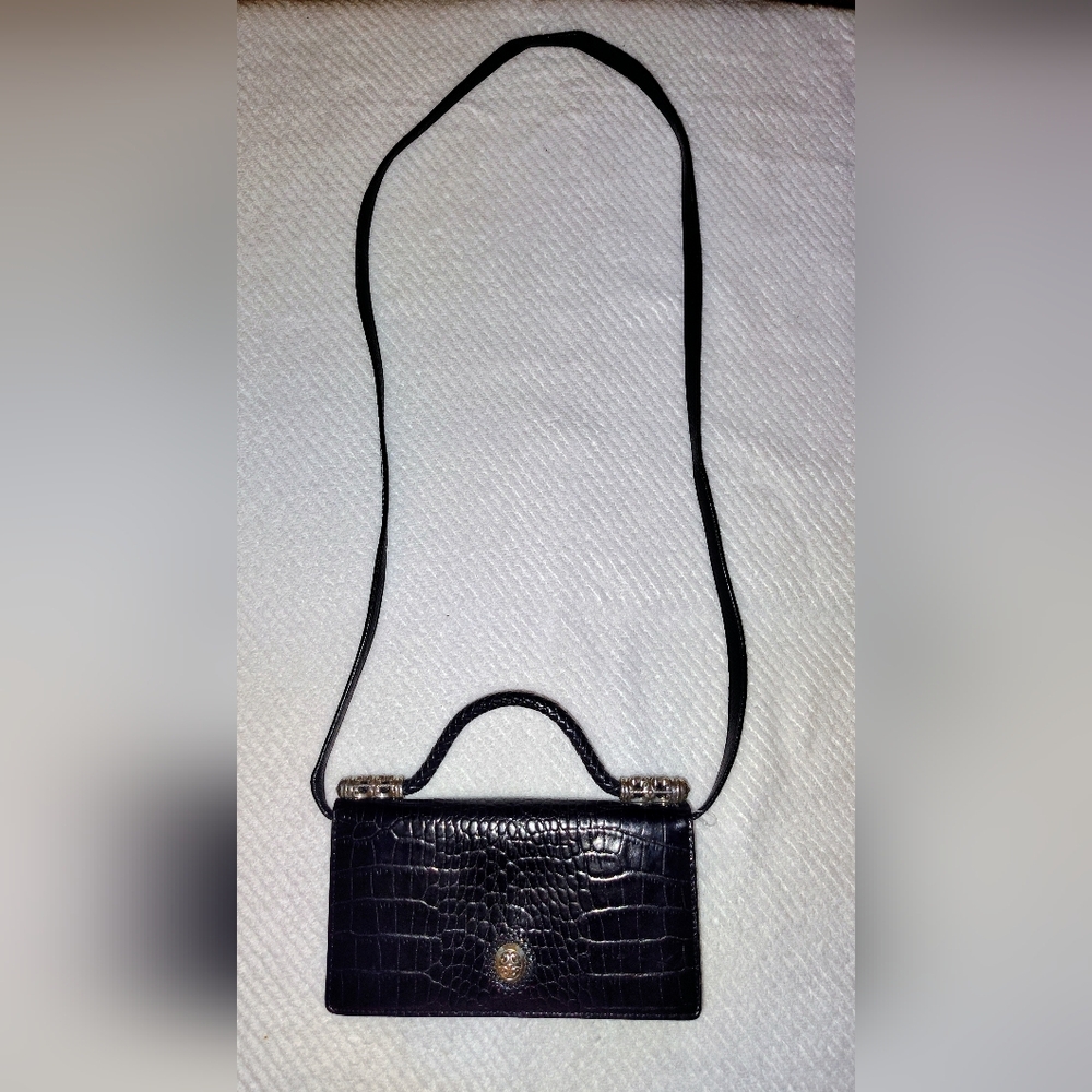 Vintage Brighton Leather Crossbody Wallet Purse